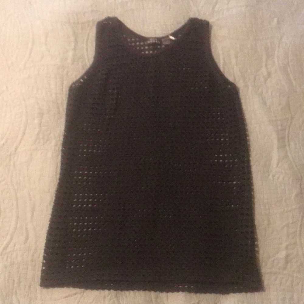 Sleeveless swimsuit cover-up.